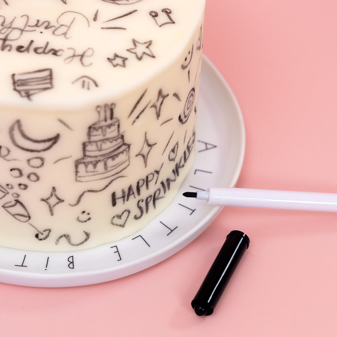 Lebensmittel Farbstift - schwarz