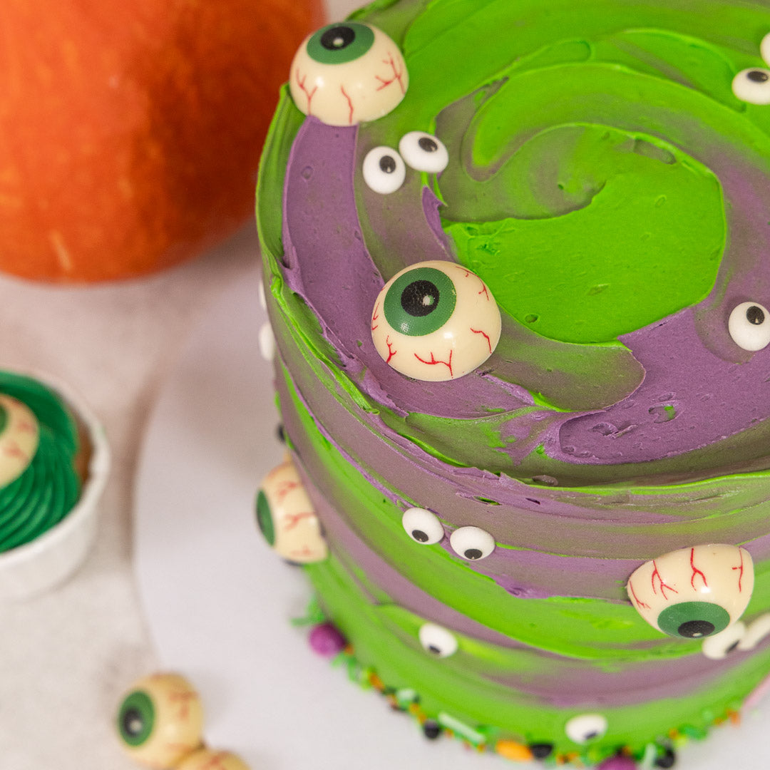 Monsteraugen - aus Weißer Schokolade 10 Stück