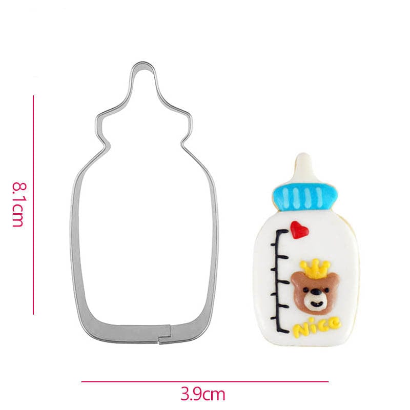 Happy Sprinkles Streusel Keksausstecher - Babyflasche