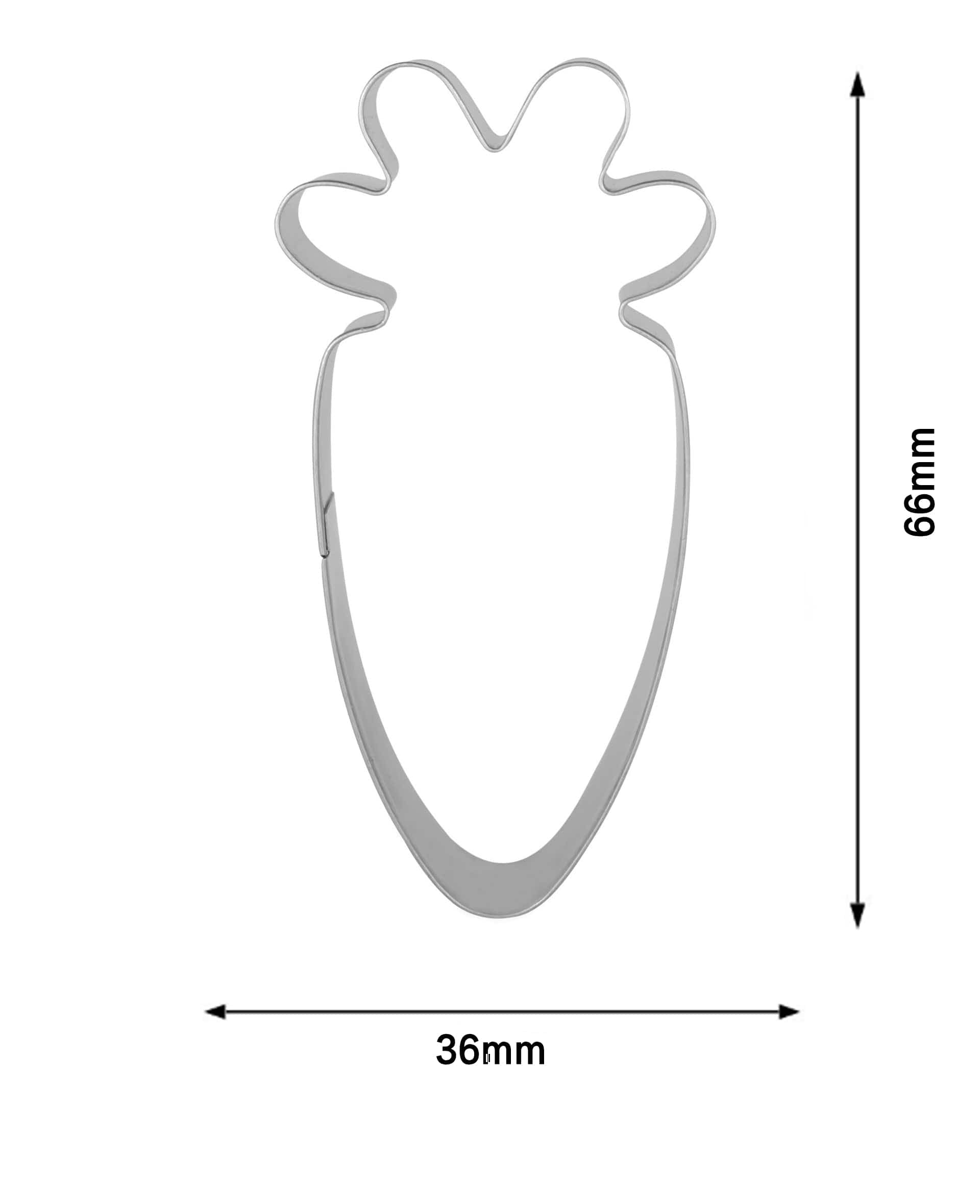 Happy Sprinkles Streusel Keksausstecher - Möhre