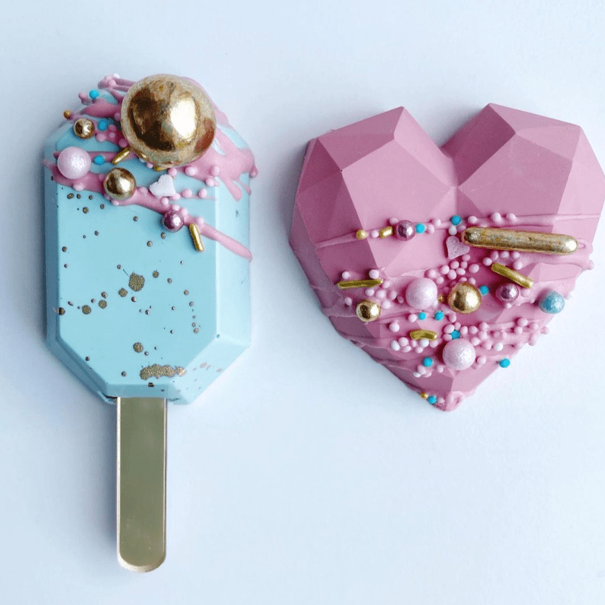 Happy Sprinkles Streusel Silikonform Diamond Cakesicle