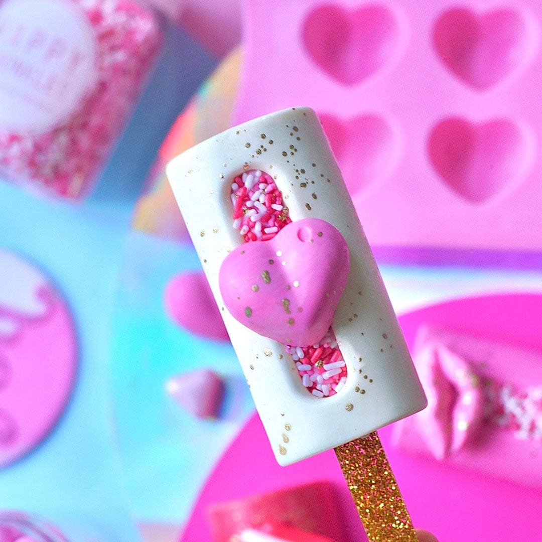 Happy Sprinkles Streusel Silikonform kleine Herzen