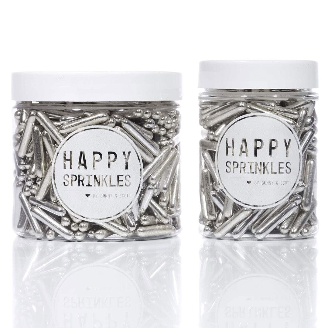 Happy Sprinkles Streusel Beginner (90g) Silver Rods