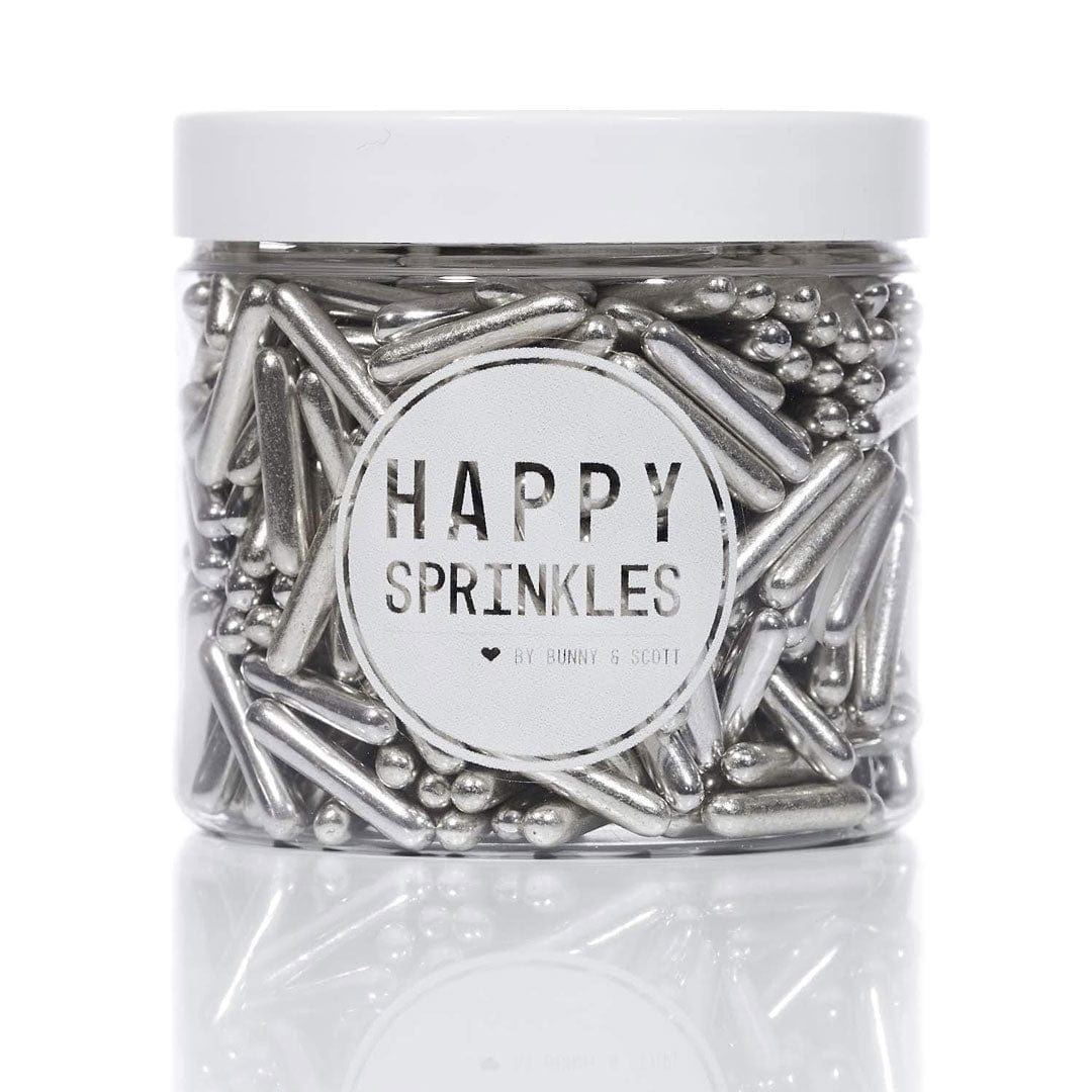Happy Sprinkles Streusel Beginner (90g) Silver Rods