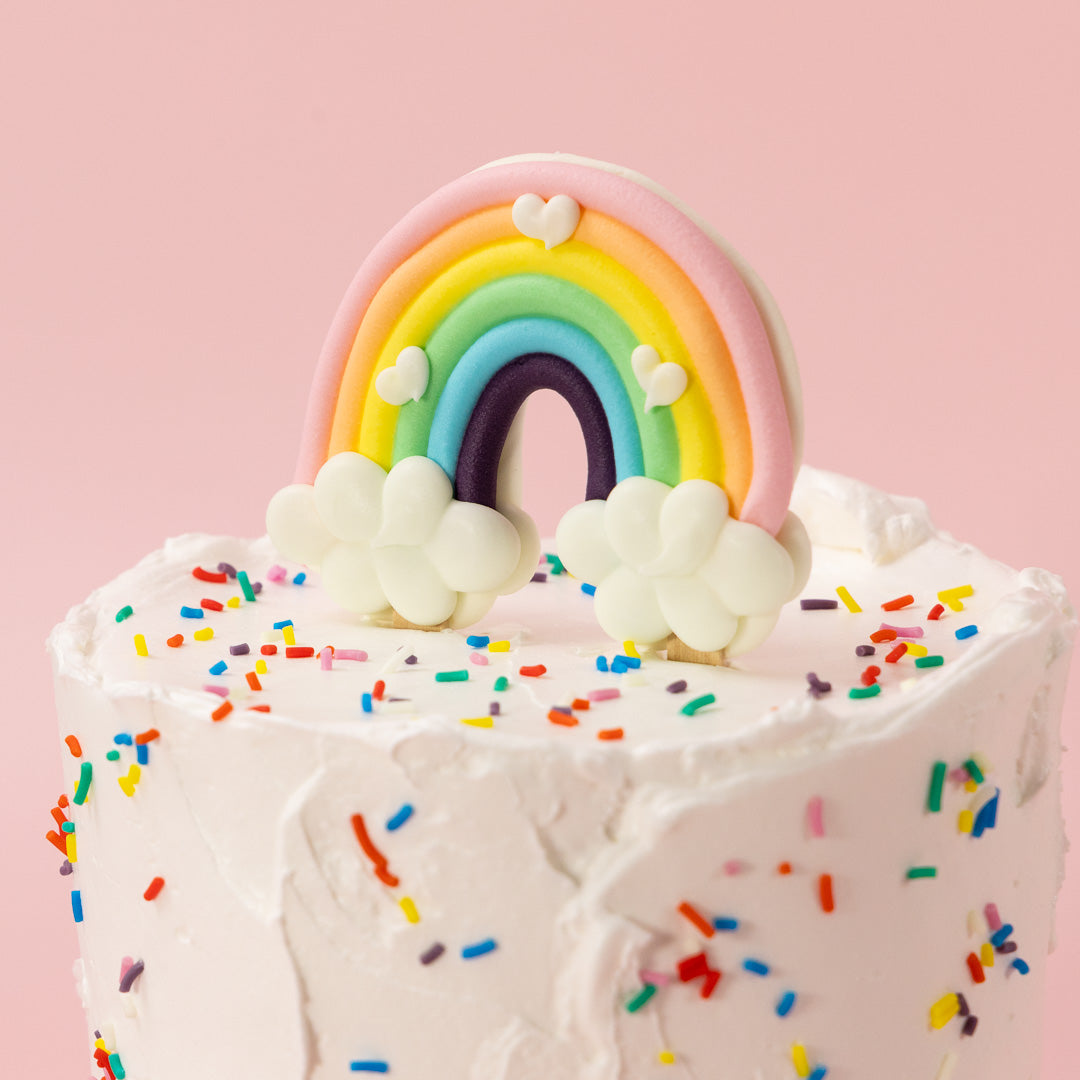 Regenbogen Pastell Zuckerfigur