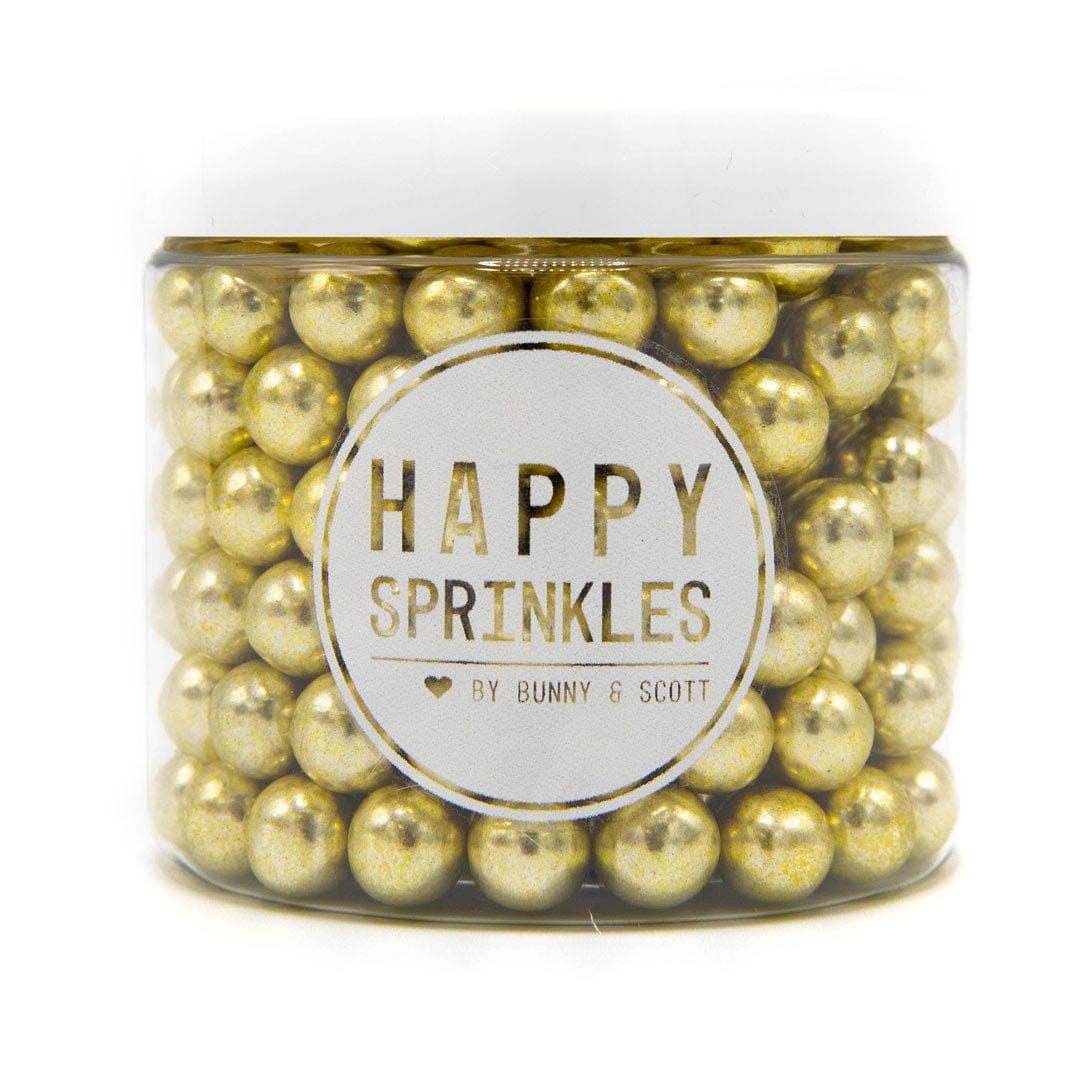 Happy Sprinkles Streusel Beginner (90g) Gold Metallic Choco M